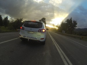 A storm on the horizon, a nice way to finish the first day